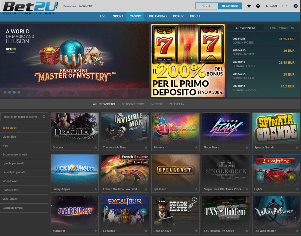 Bet2U Casino