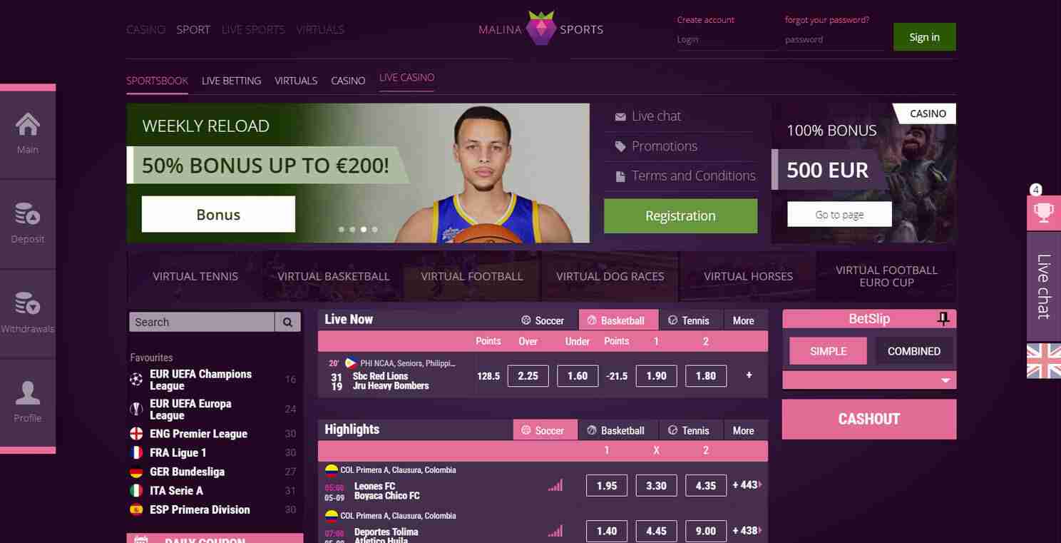 Malina-Sports-Live
