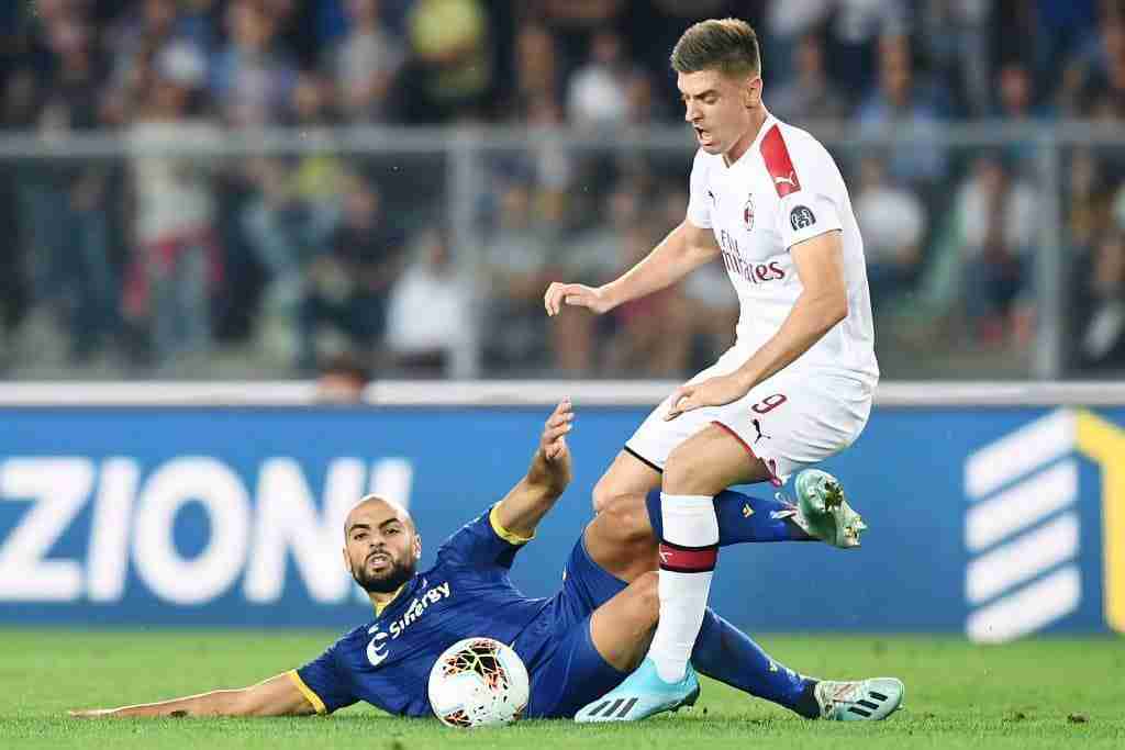 Piatek-Amrabat, Verona-Milan
