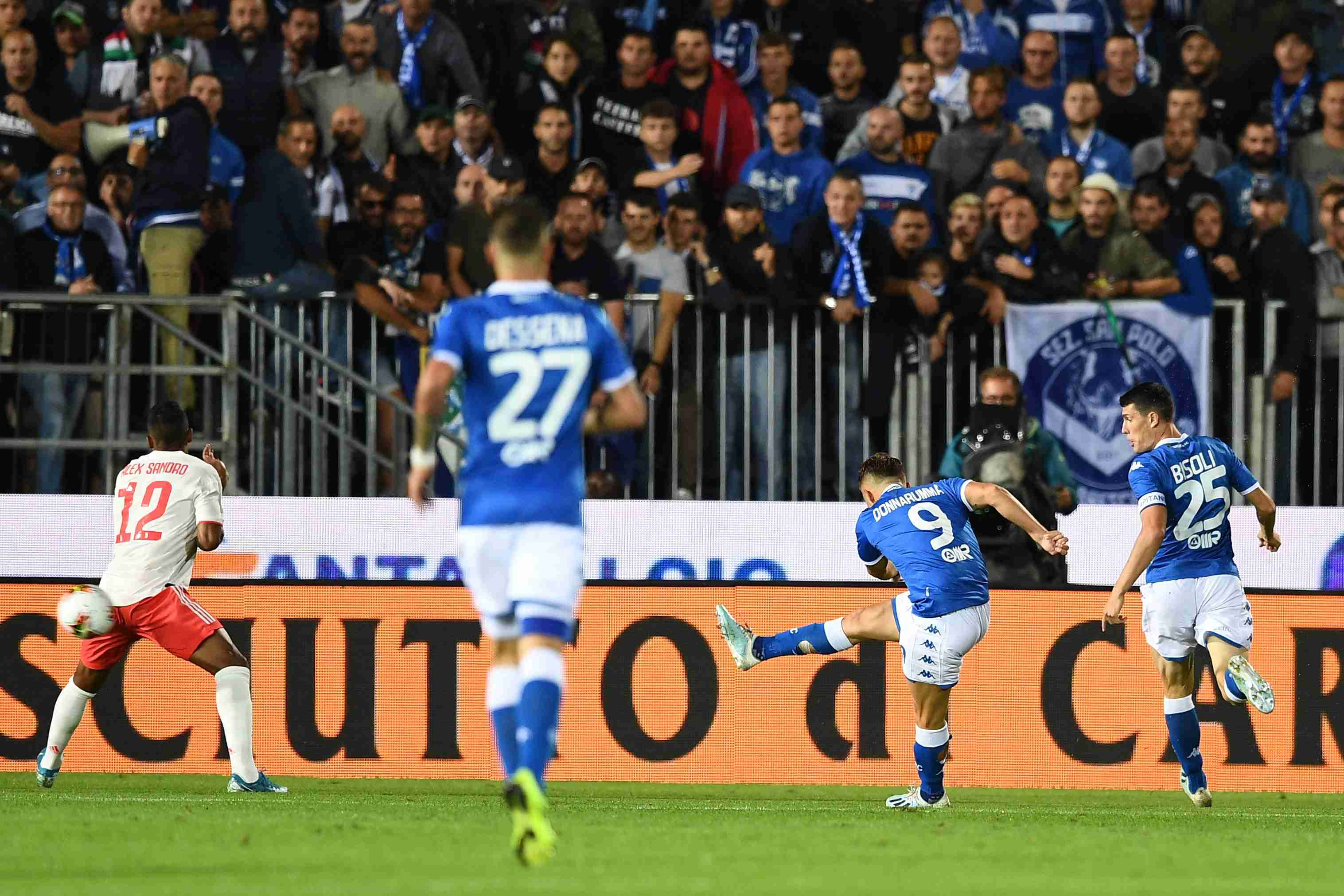 gol Donnarumma, Brescia-Juventus