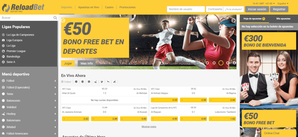 BONUS RELOADBET