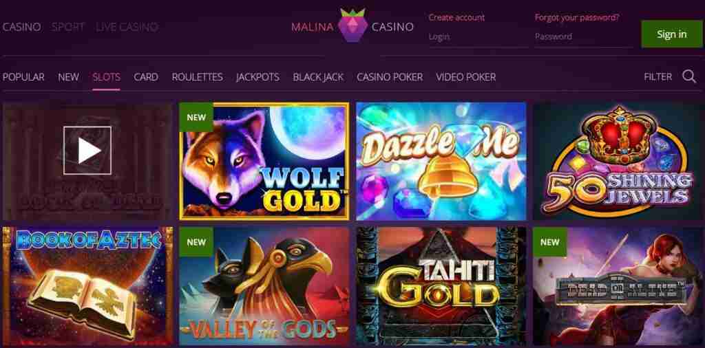 Slot Malina Casino