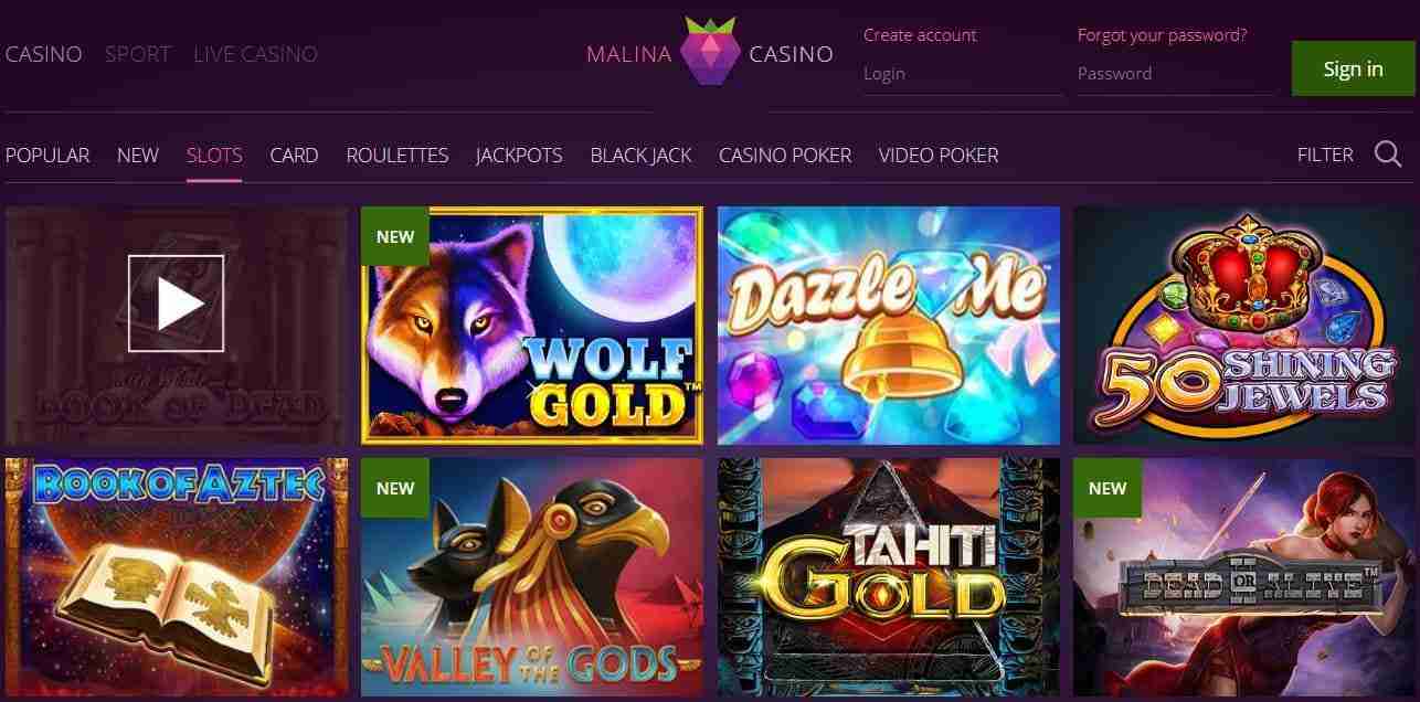 Slot Malina Casino