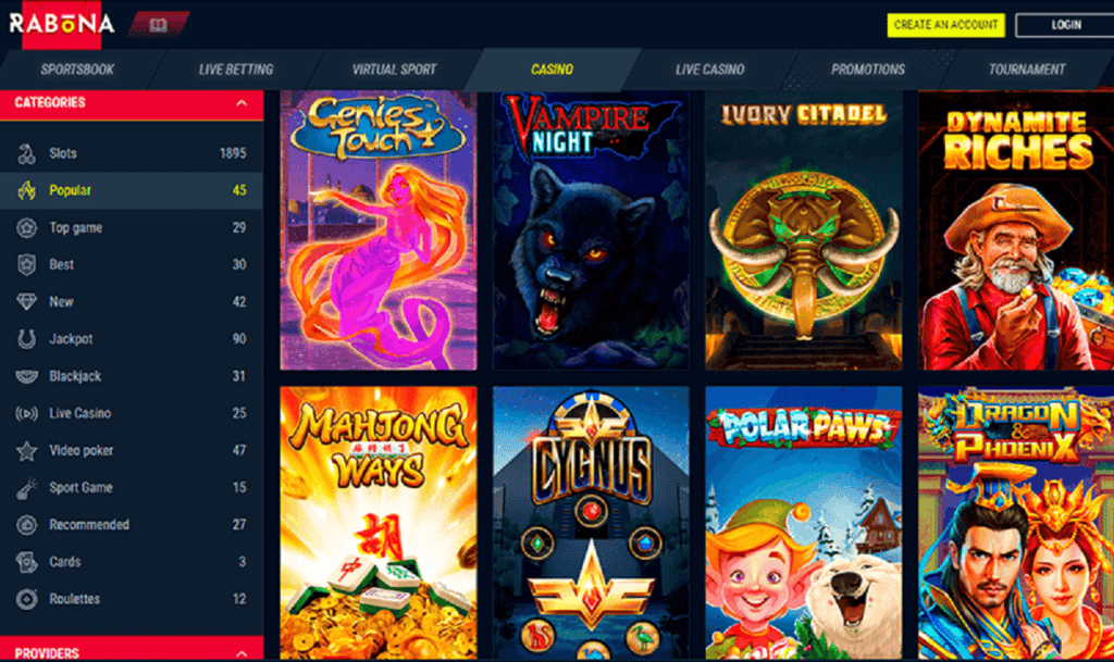 Slot Rabona Casino