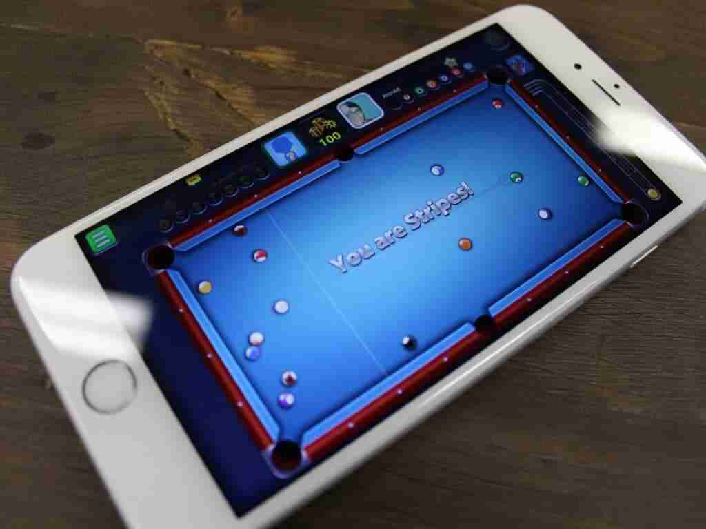 8 ball pool su smartphone