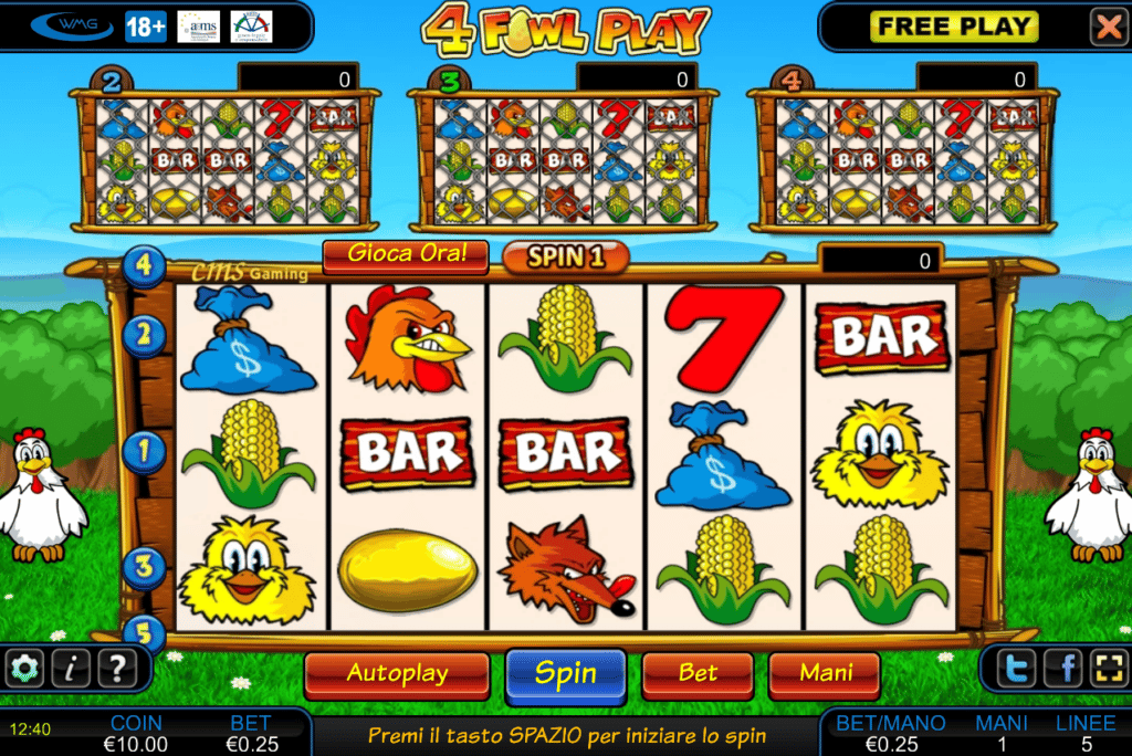 simboli Slot Gallina dalle Uova d'Oro