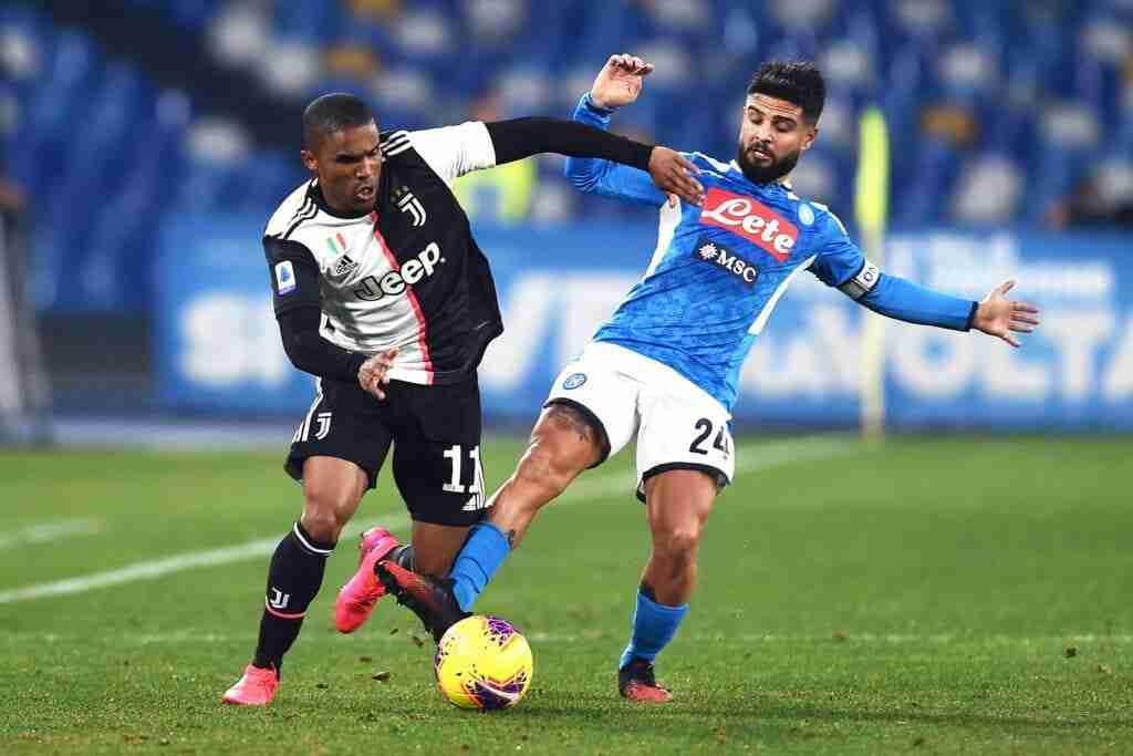 Douglas Costa-Insigne, Napoli-Juventus