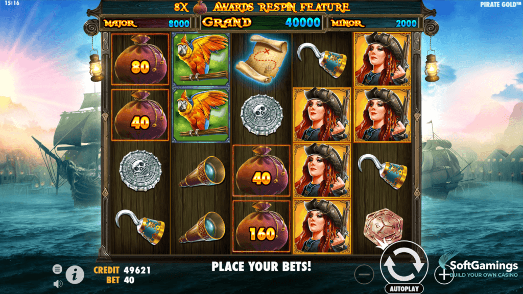 simboli Pirate Gold Slot Machine