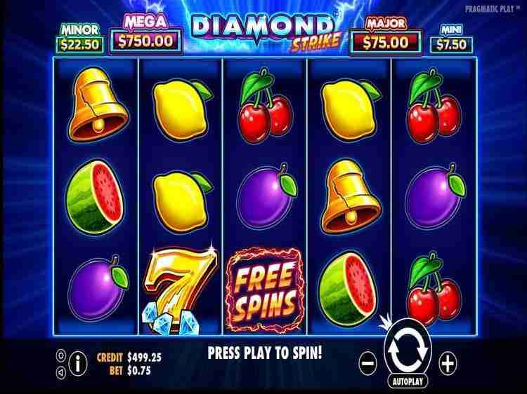 simboli Diamond Strike slot machine
