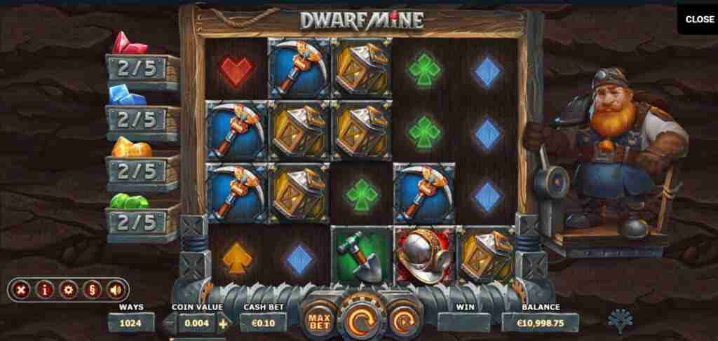 simboli Dwarf Mine slot machine