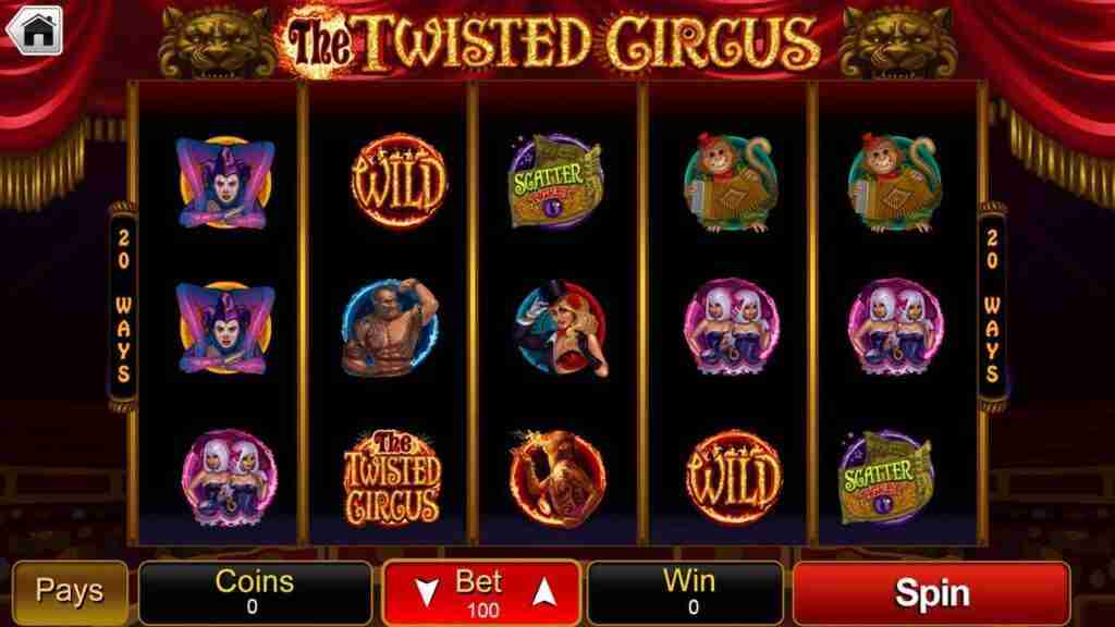 simboli Twisted Circus Slot Machine