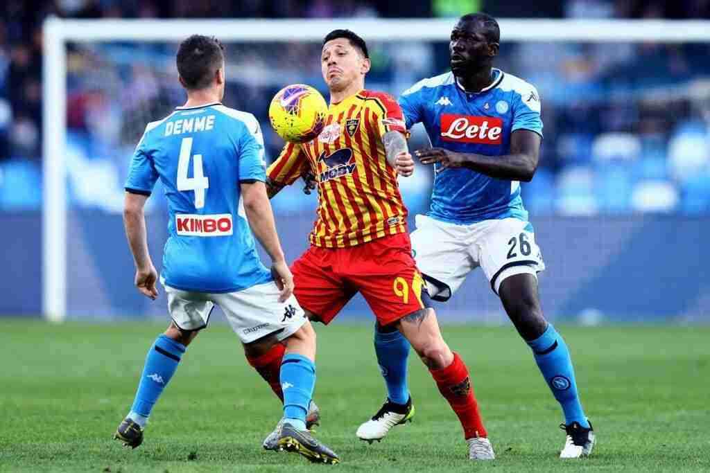 Lapadula-Koulibaly, Napoli-Lecce