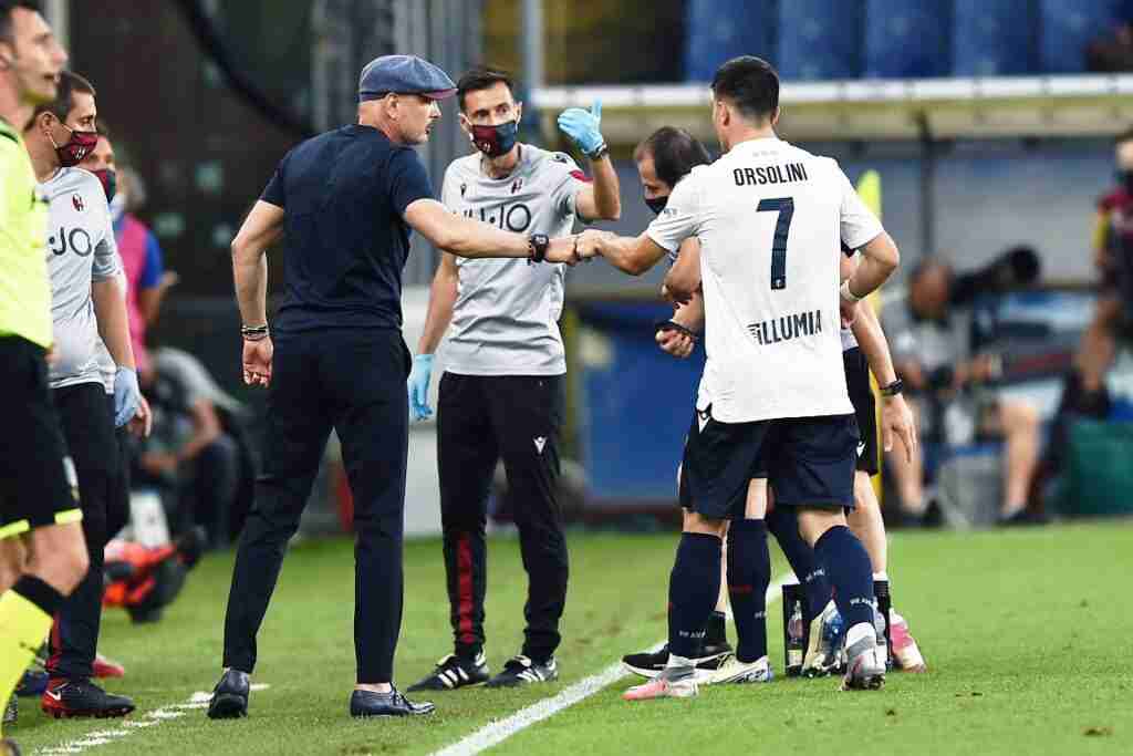 Mihajlovic e Orsolini, Bologna