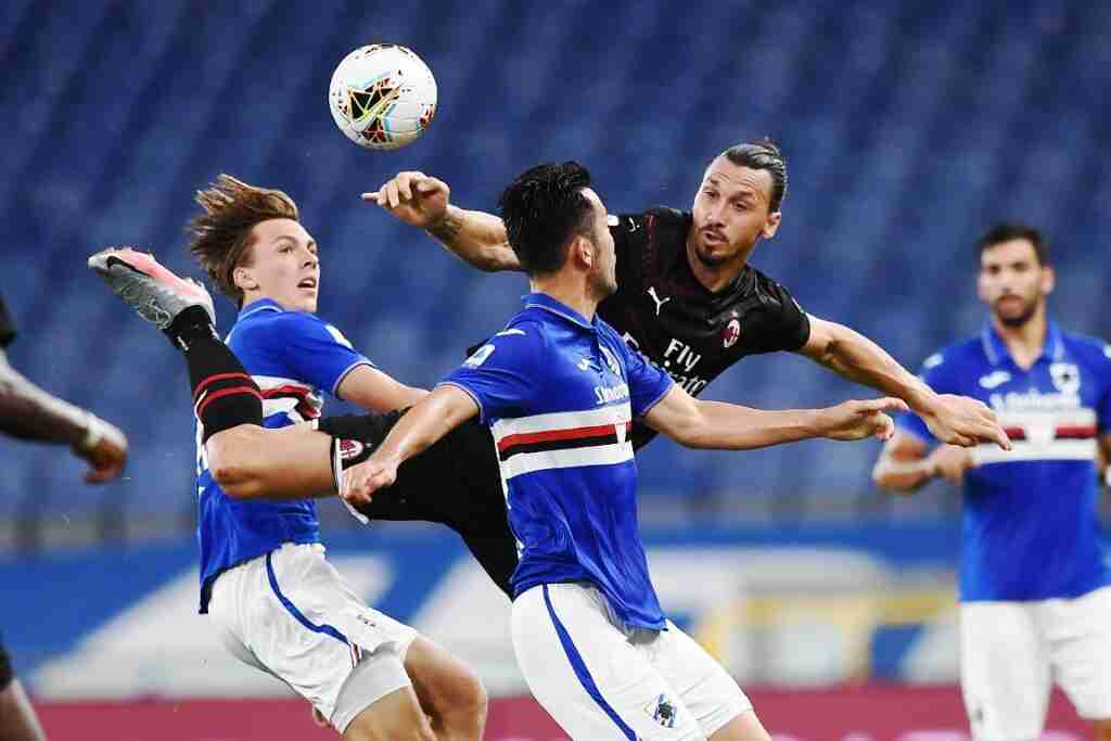 Ibrahimovic-Yoshida, Sampdoria-Milan