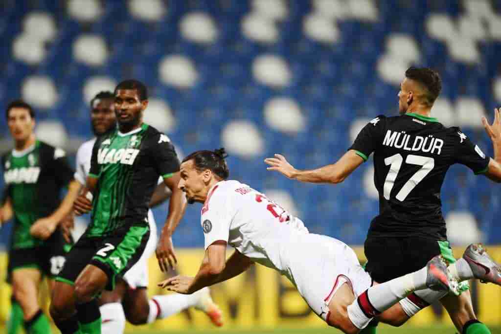 gol Ibrahimovic, Sassuolo-Milan