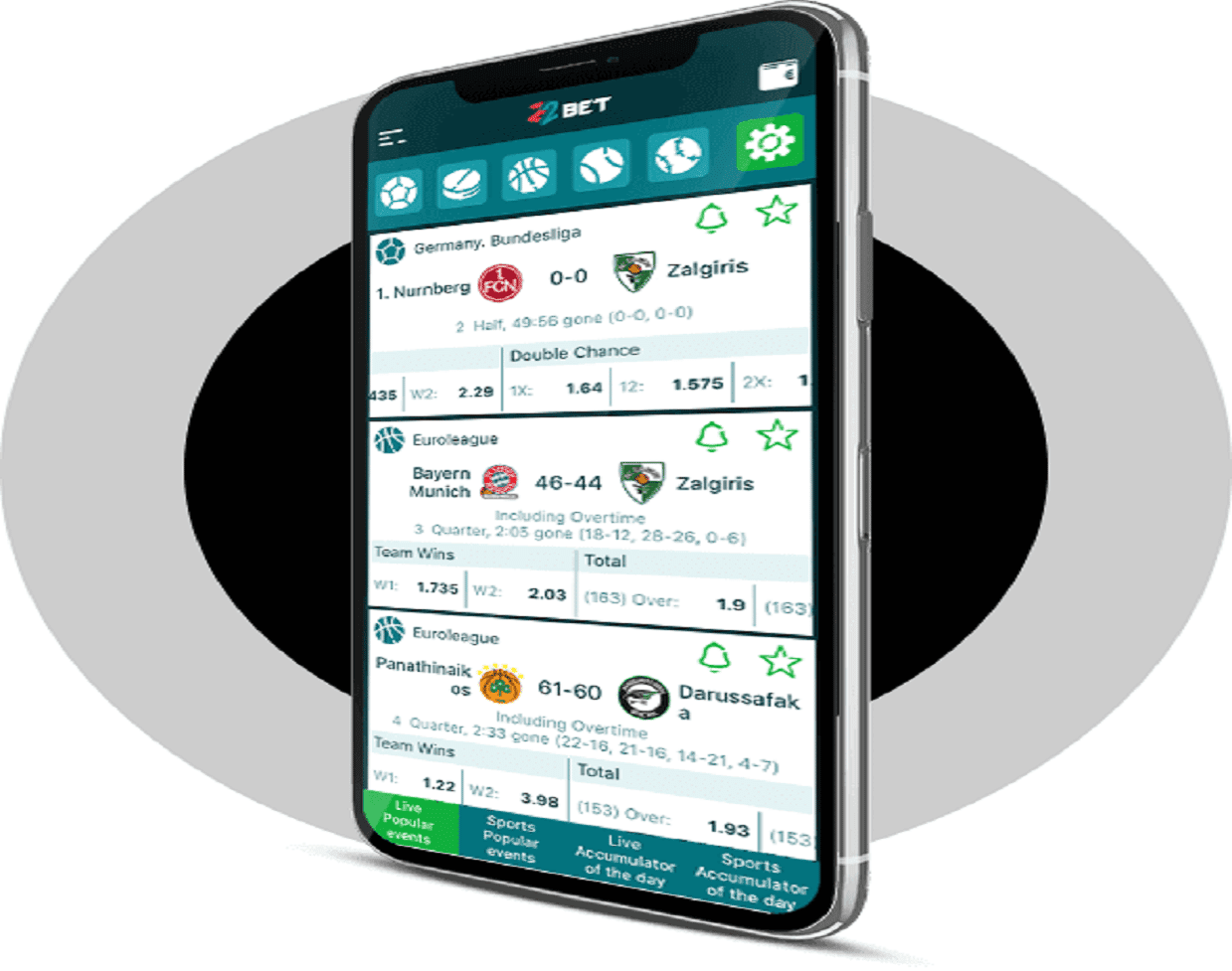 App 22bet bookmaker