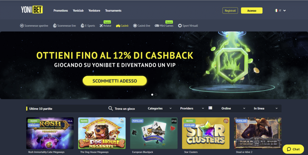 Slots Yonibet Casinò