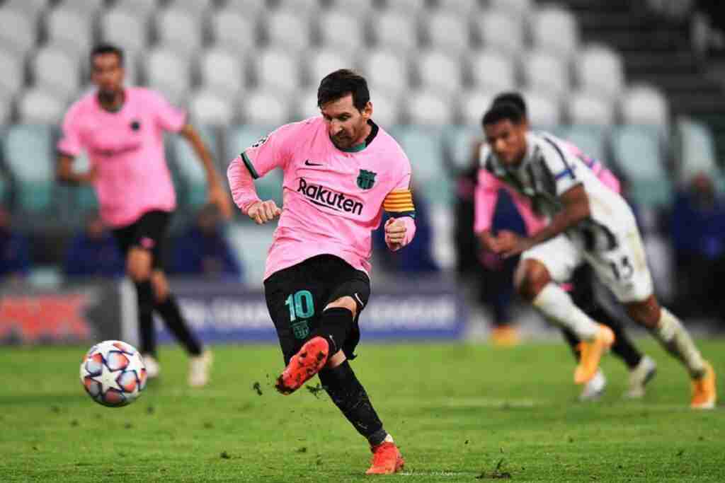 gol Messi, Juventus-Barcellona