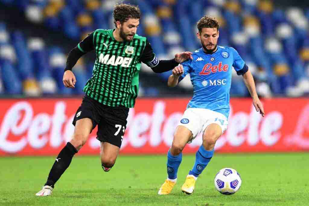 Locatelli-Mertens, Napoli-Sassuolo