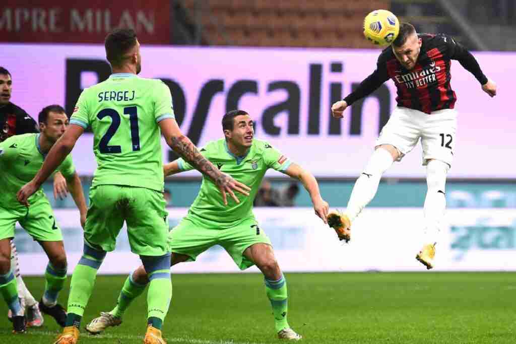 gol Rebic, Milan-Lazio