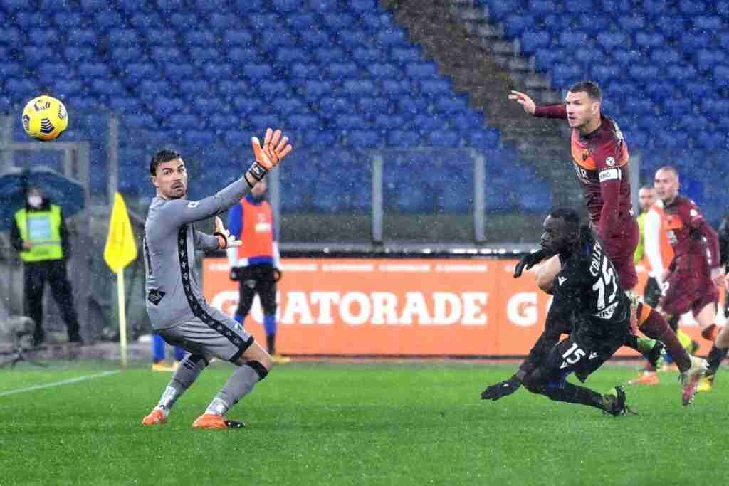 gol Dzeko, Roma-Sampdoria