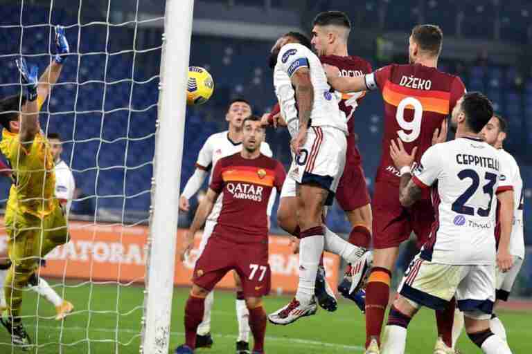 gol Mancini, Roma-Cagliari