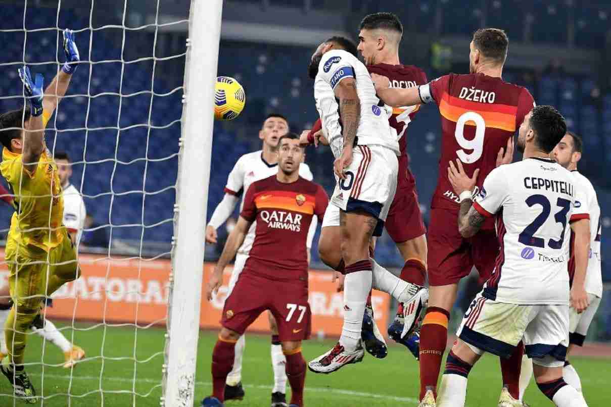 gol Mancini, Roma-Cagliari