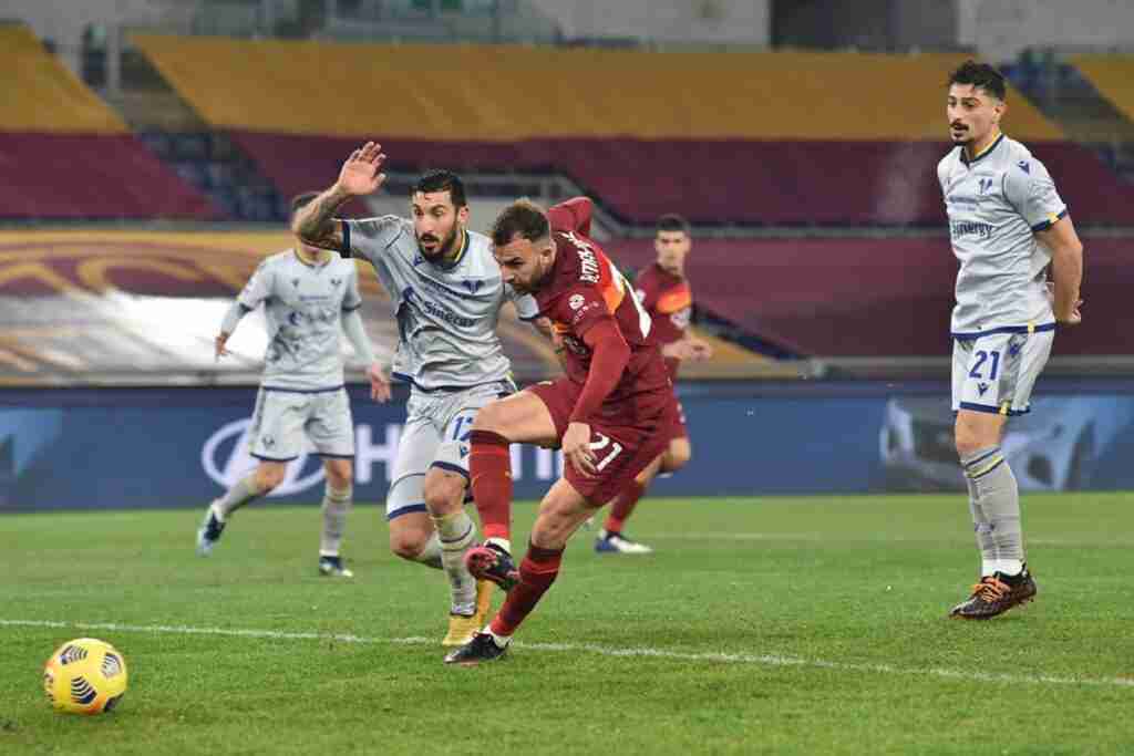 gol Mayoral, Roma-Verona