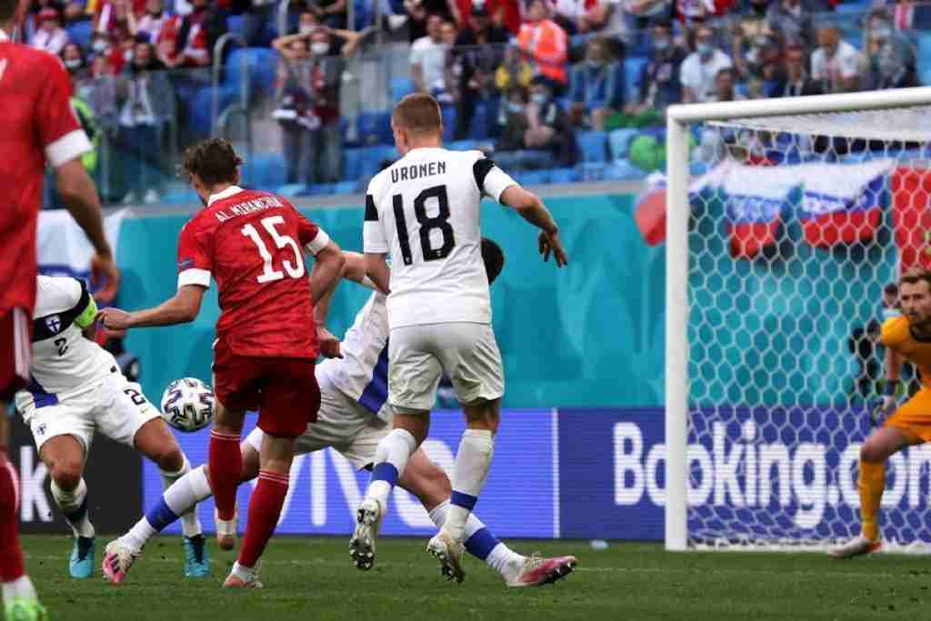 gol Alexey Miranchuk, Finlandia-Russia