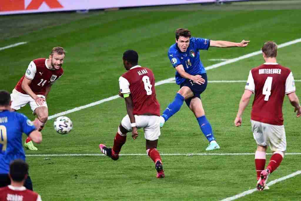 gol Chiesa, Italia-Austria