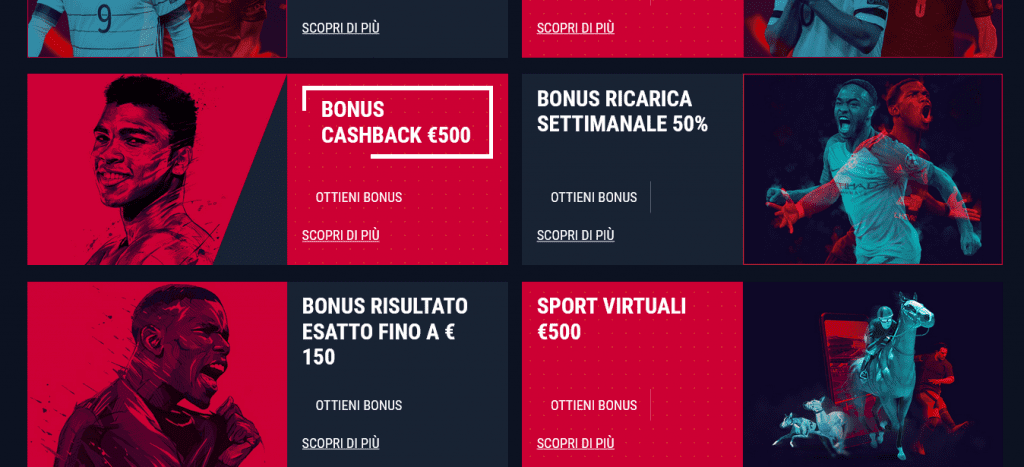 migliori promozioni Rabona Scommesse