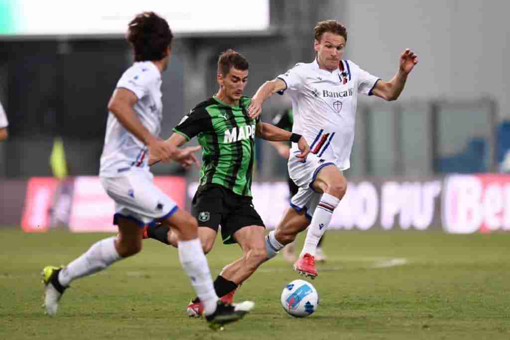 Djuricic-Ekdal, Sassuolo-Sampdoria