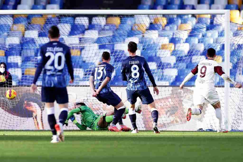gol Bonazzoli, Napoli-Salernitana