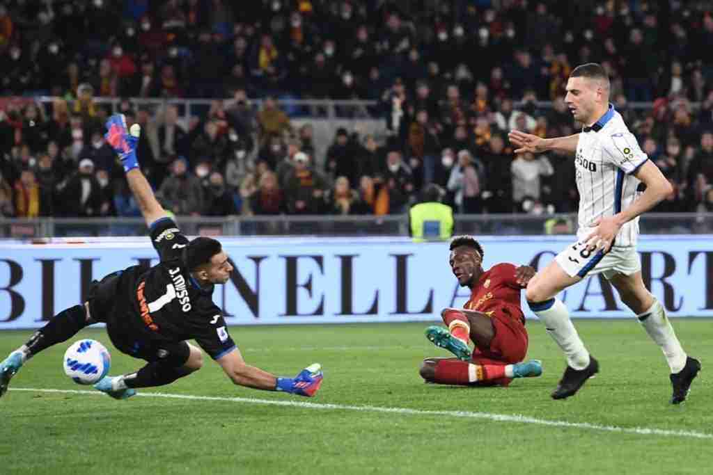 gol Tammy Abraham, Roma-Atalanta