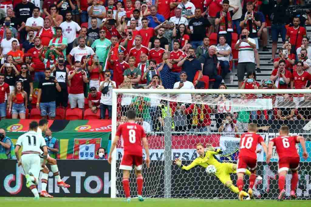 gol rigore Ronaldo, Ungheria-Portogallo