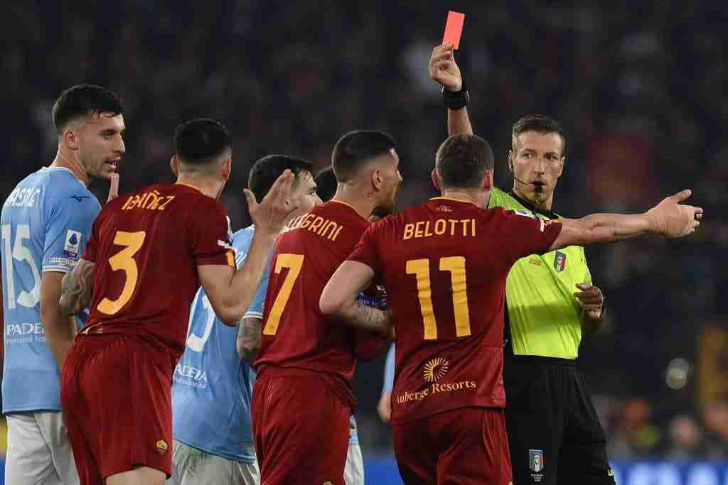 Espulsione Ibanez, Lazio-Roma