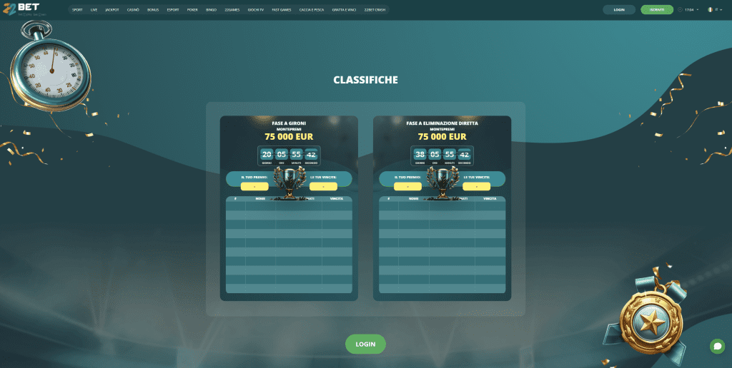 Classifiche EU Cup 2024 - 22Bet