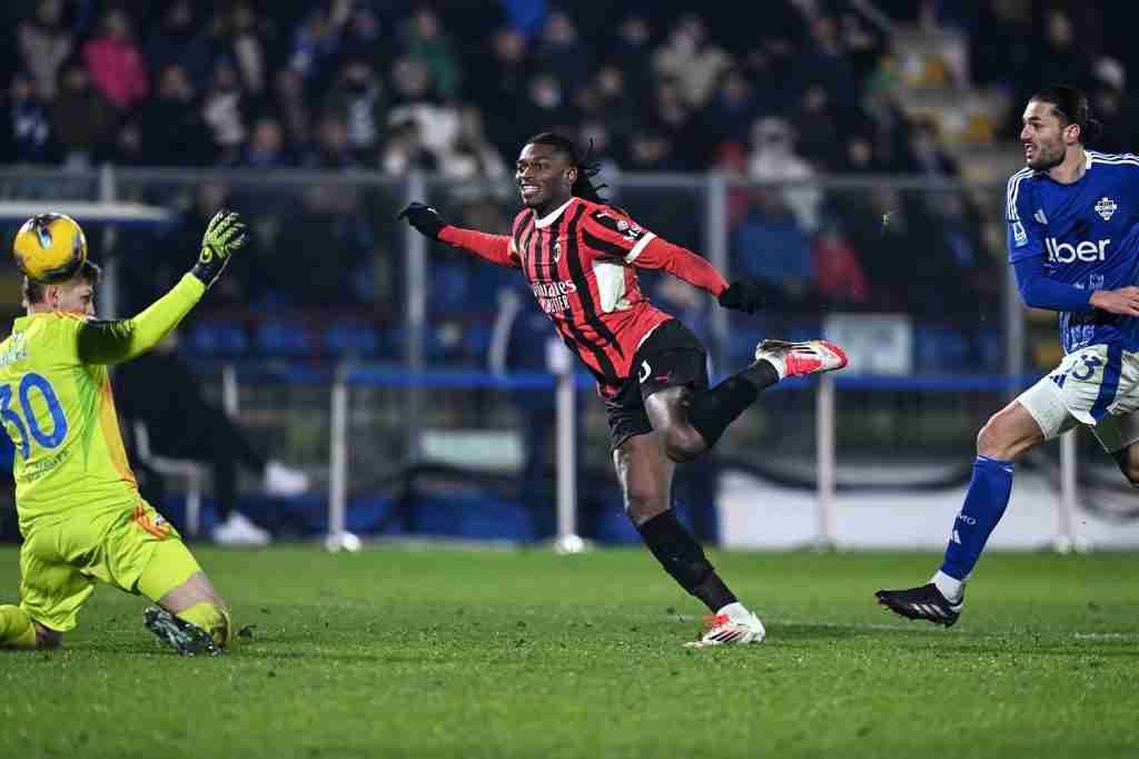 Gol Leao 1-2, Como-Milan