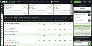 Betlabel scommesse non AAMS